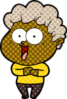 cartoon happy man png