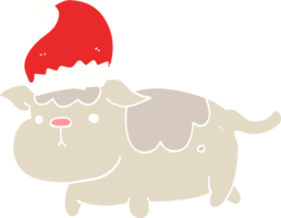 süßer weihnachtshund png