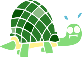 dessin animé doodle tortue drôle png