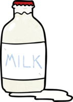 cartoon pint of fresh milk png