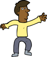 cartoon reaching man png