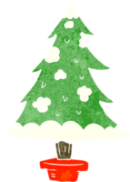 cartoon christmas tree png