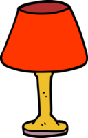 lampe décorative doodle dessin animé png