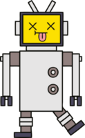 fofa desenho animado do uma robô png