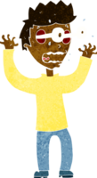 cartoon doodsbange man png