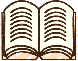 dibujo de tiza de libro png