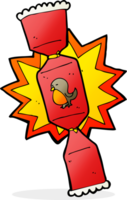 exploding christmas cracker cartoon png