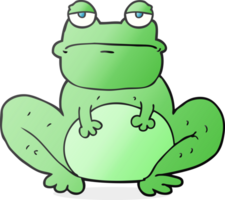 hand drawn cartoon frog png