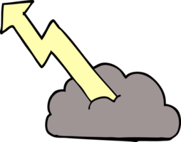 cartoon doodle rising arrow png