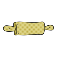 hand drawn cartoon rolling pin png