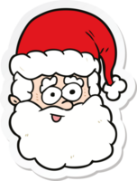 pegatina de una caricatura de santa claus png