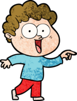 hombre feliz de dibujos animados png