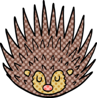 cartoon doodle spiky hedgehog png