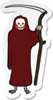 pegatina de una caricatura de muerte png