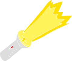 flat color illustration of torch png