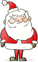 Cartoon-Weihnachtsmann png