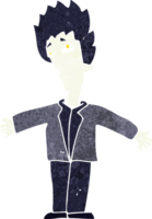 tecknad vampyr man png