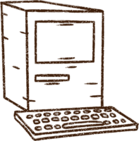 computer houtskooltekening png