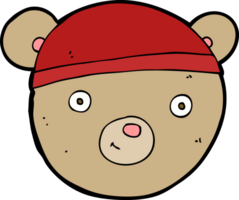 tekenfilm teddy beer gezicht png
