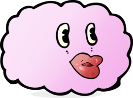 símbolo de la nube de dibujos animados png