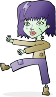 Cartoon-Zombie-Mädchen png