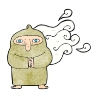 cartoon smelly monk png