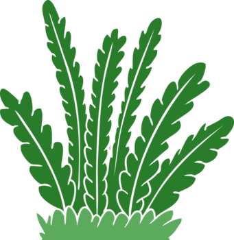 plantas de cultivo de desenhos animados de estilo de cor plana png