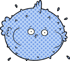 cartoon puffer fish png