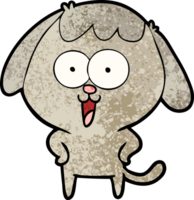 chien de dessin animé mignon png