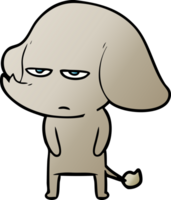 annoyed cartoon elephant png