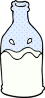 cartoon doodle milk bottle png