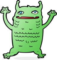 pequeño monstruo de dibujos animados png