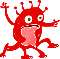 cartoon weird little alien png