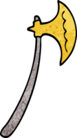 cartoon doodle axe png