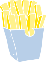 caricatura, garabato, papas fritas png