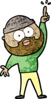 cartoon bearded man png