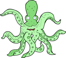 pulpo gigante de dibujos animados png