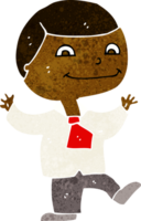 niño feliz de dibujos animados png