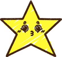 dibujo de tiza estrella png