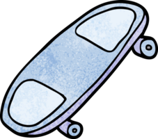 patineta de garabato de dibujos animados png