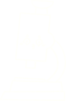 desenho de giz de microscópio png