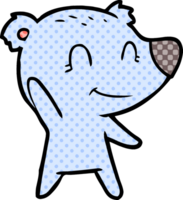 amichevole orso cartone animato png