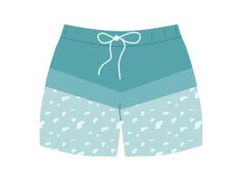 Men swim trunks and underpants. Colorful underwear clothing. Classic underclothing isolated models vector