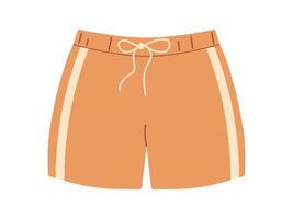 Men swim trunks and underpants. Colorful underwear clothing. Classic underclothing isolated models vector