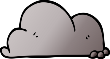 cartoon doodle boulder png