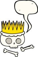 hand drawn speech bubble cartoon crown png