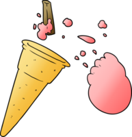 glace de dessin animé png