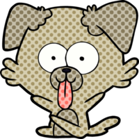 perro de dibujos animados con la lengua fuera png