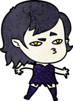 cartoon vampire girl png