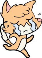 crying fox cartoon png